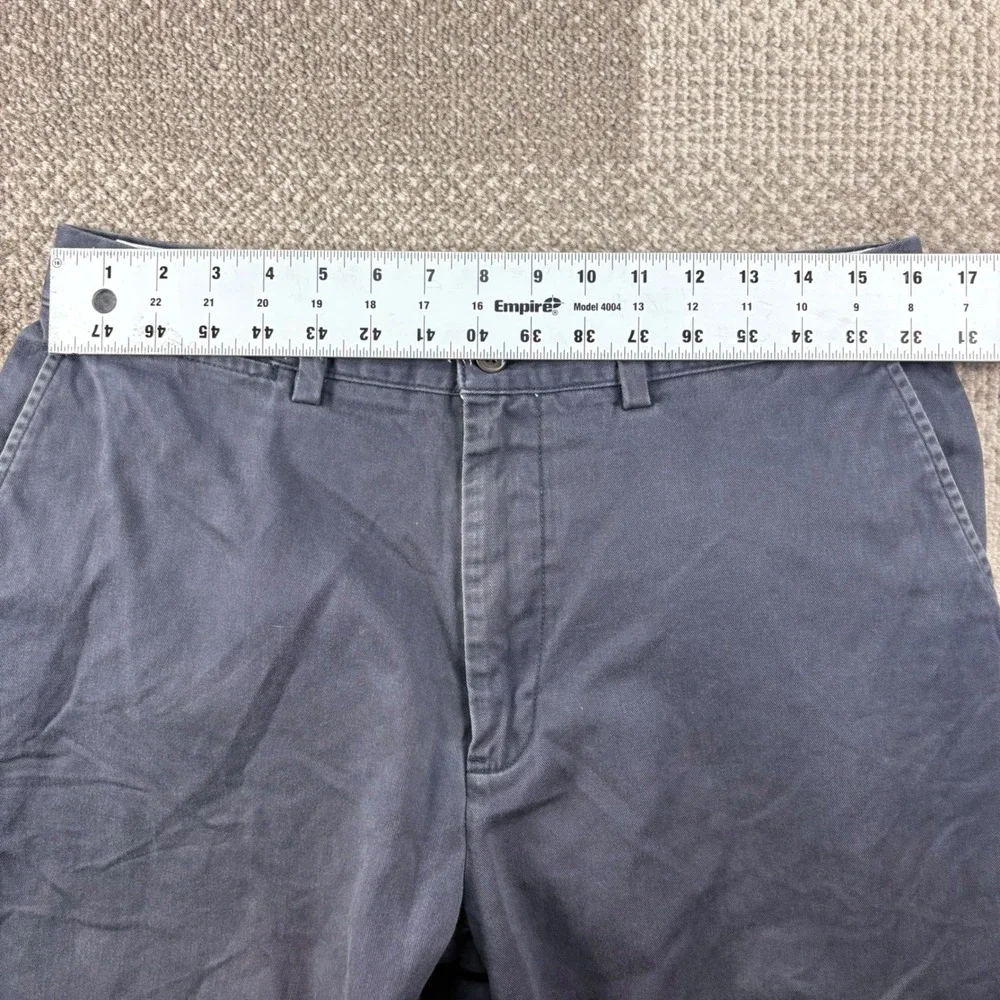 Polo Ralph Lauren Mens 34X32 Navy Blue 100% Cotton Chino Pants Straight Leg